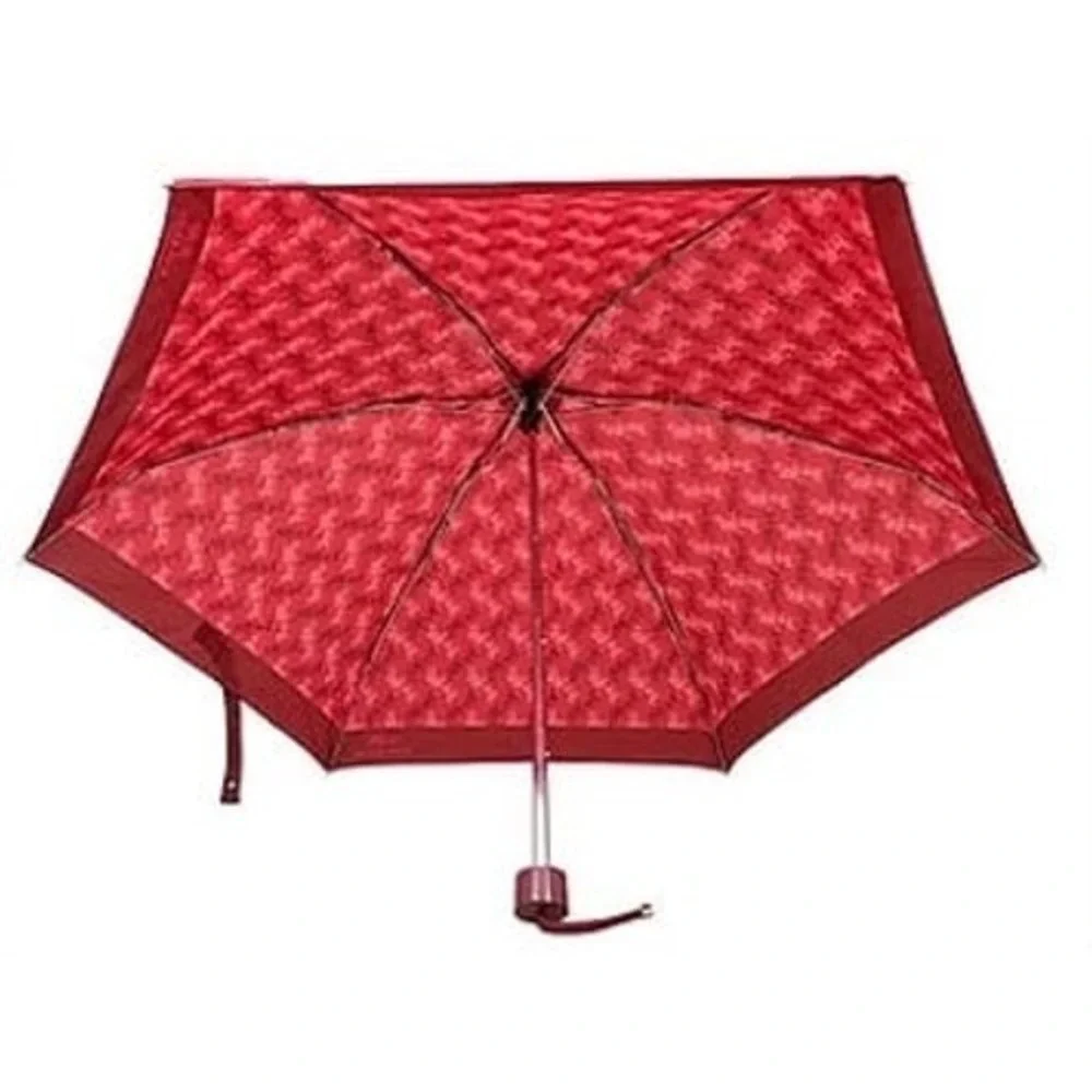 Coach Mini Umbrella With Horse And Carriage Print NWT